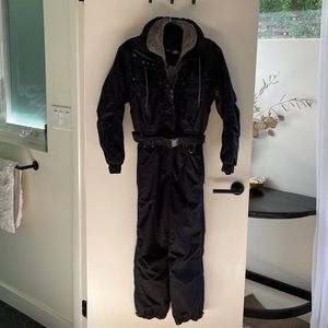 Ski Jumpsuit with faux fleece collar